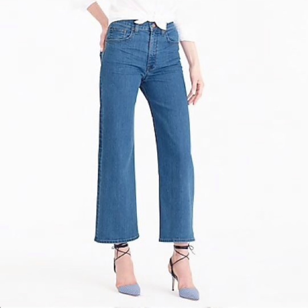 J.Crew Rayner wide leg jeans